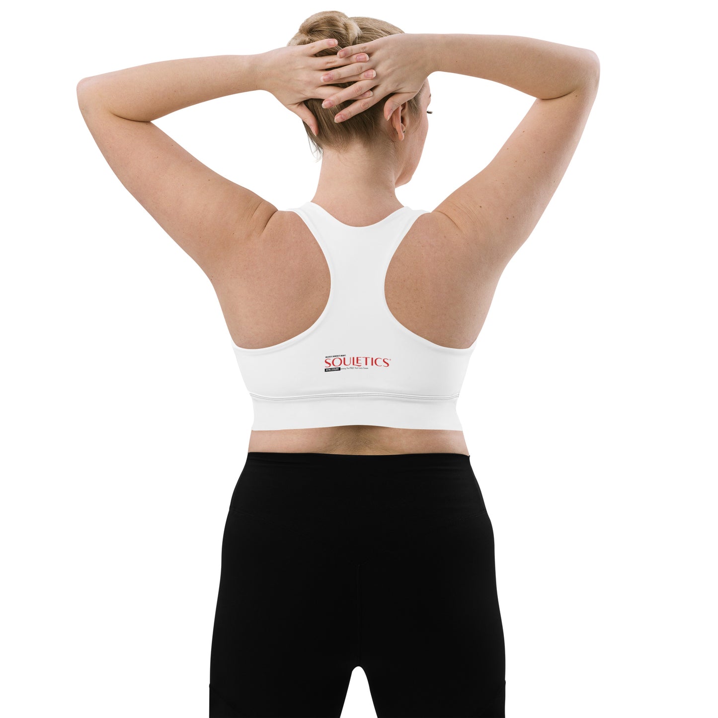White Flower Sports Bra - Souletics®