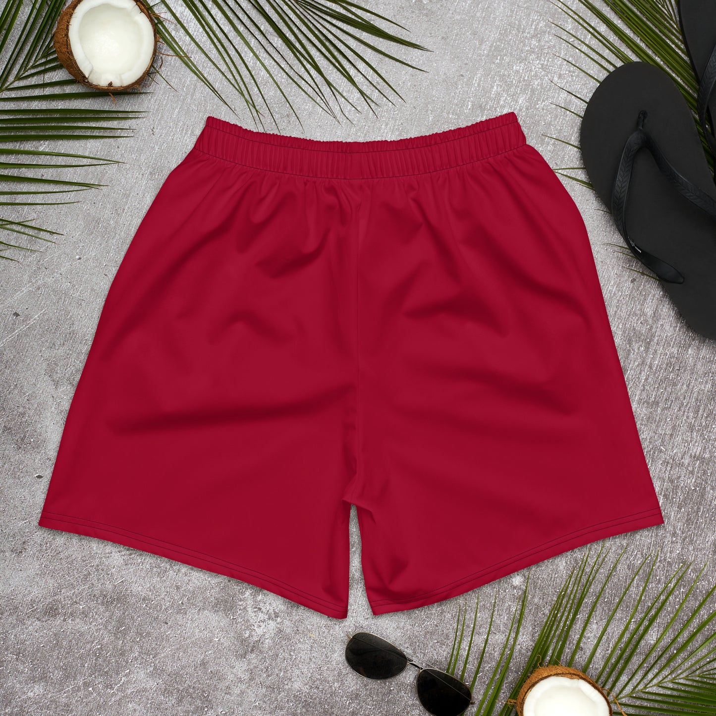 Souletics® Maroon Men's Athletic Shorts - Clothing