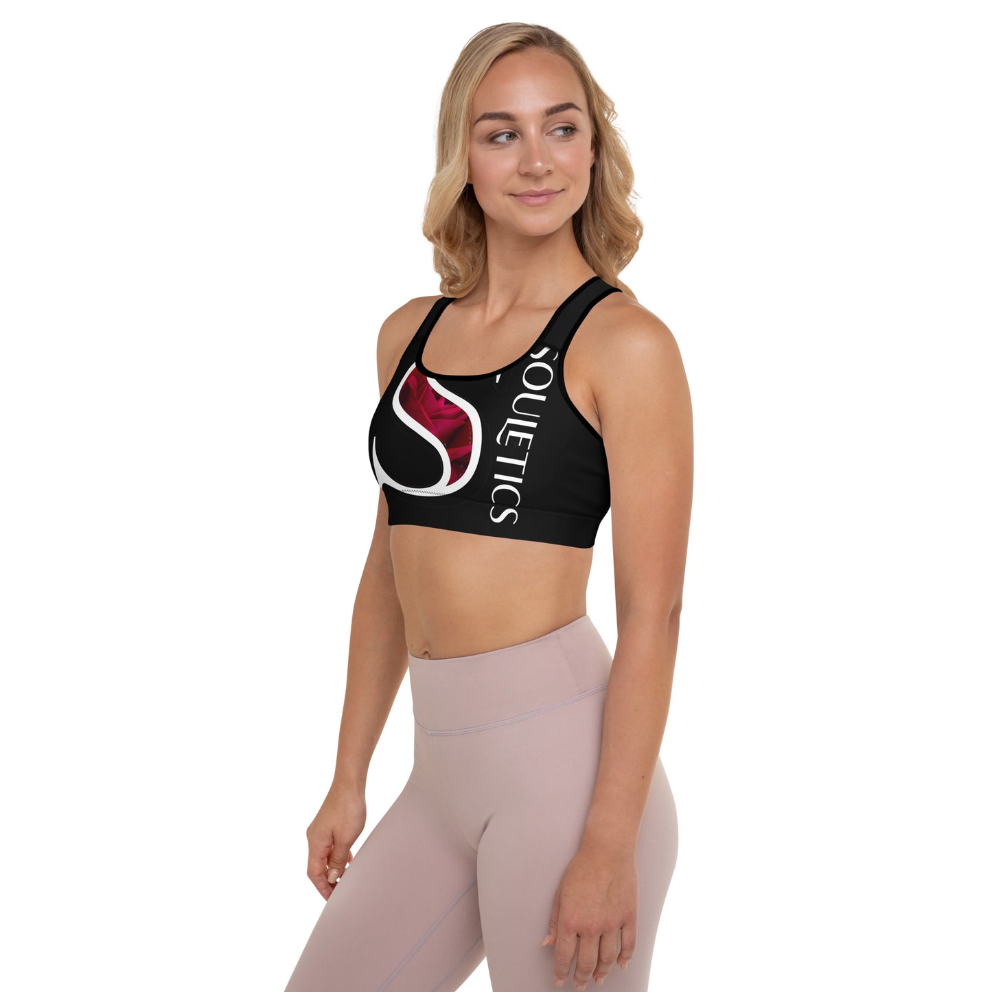 Souletics® Womens RoseHeart™ Padded Sports Bra