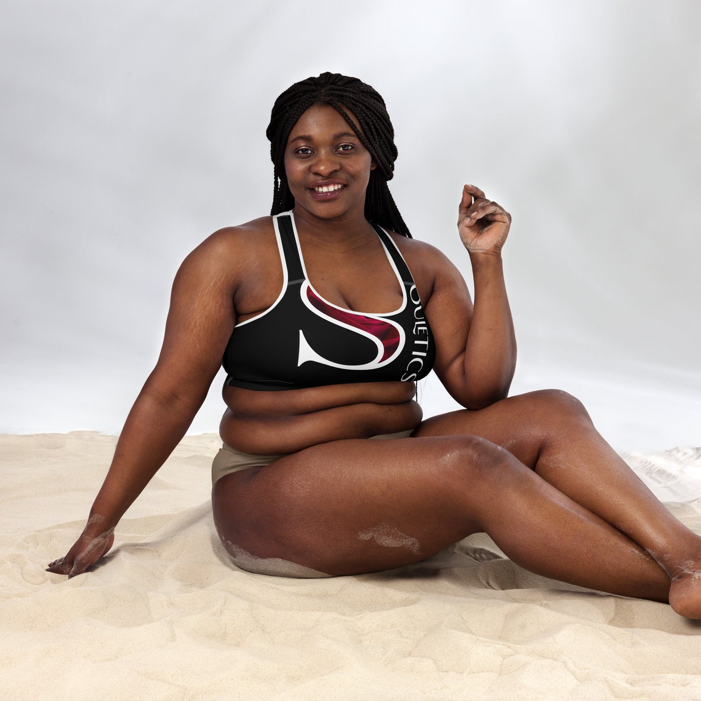 Souletics® Womens RoseHeart™ Padded Sports Bra
