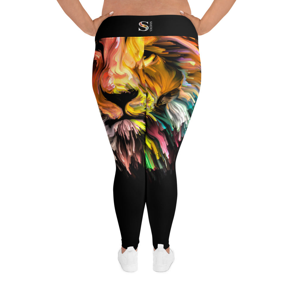 All-Over Print Plus Size Leggings - Souletics® Womens