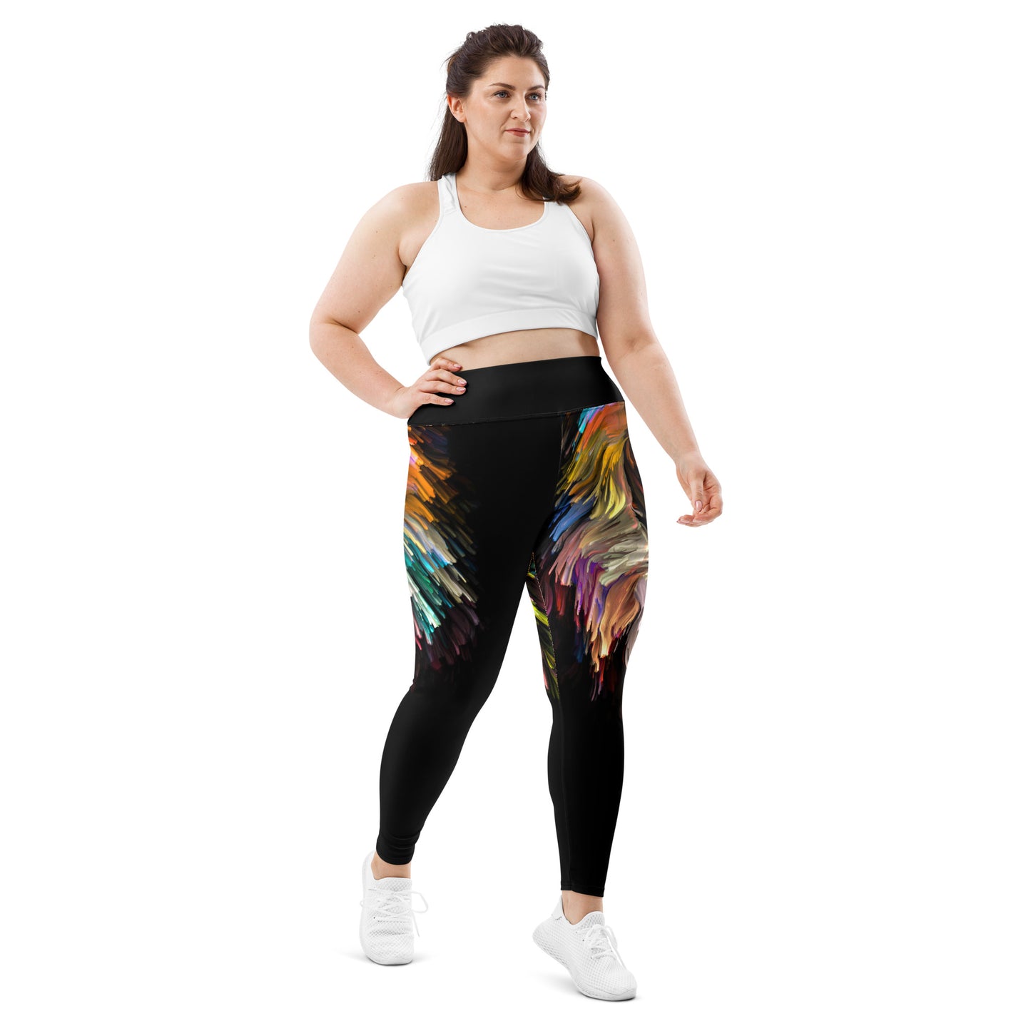 All-Over Print Plus Size Leggings - Souletics® Womens