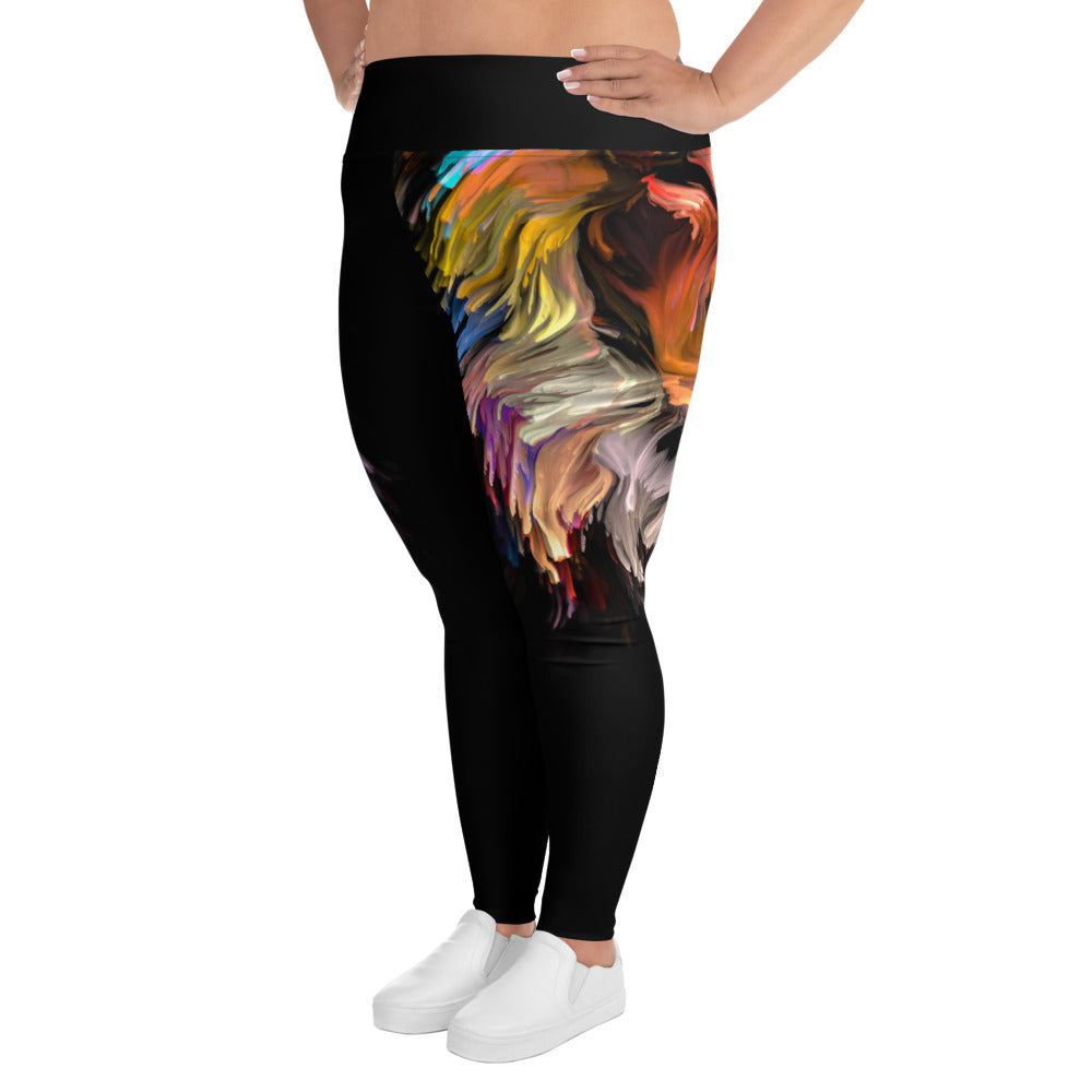 All-Over Print Plus Size Leggings - Souletics® Womens