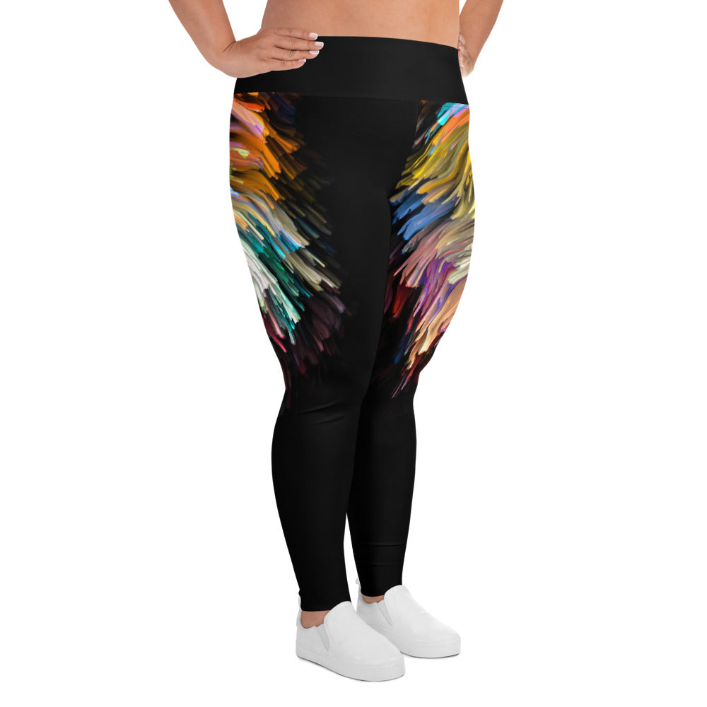 All-Over Print Plus Size Leggings - Souletics® Womens