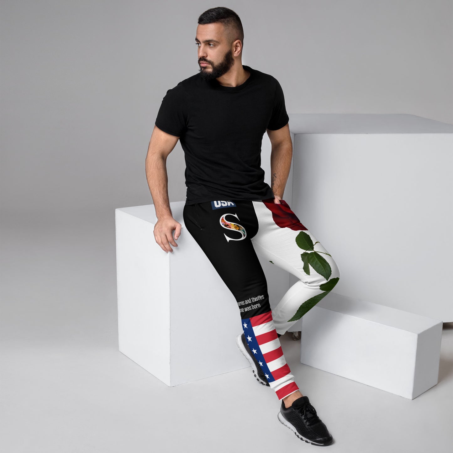 Souletics® Black "Thorns and Thistles" Multi Use Pant