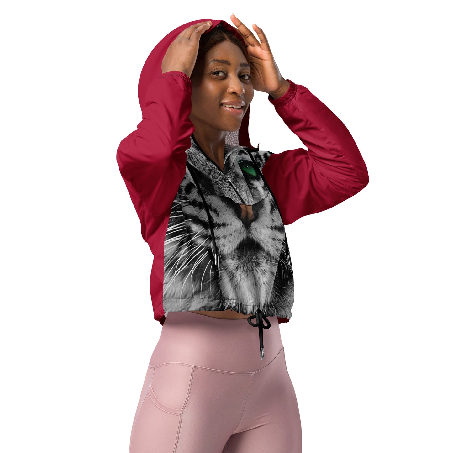 Roseheart™ Tiger Women’s windbreaker - Souletics®