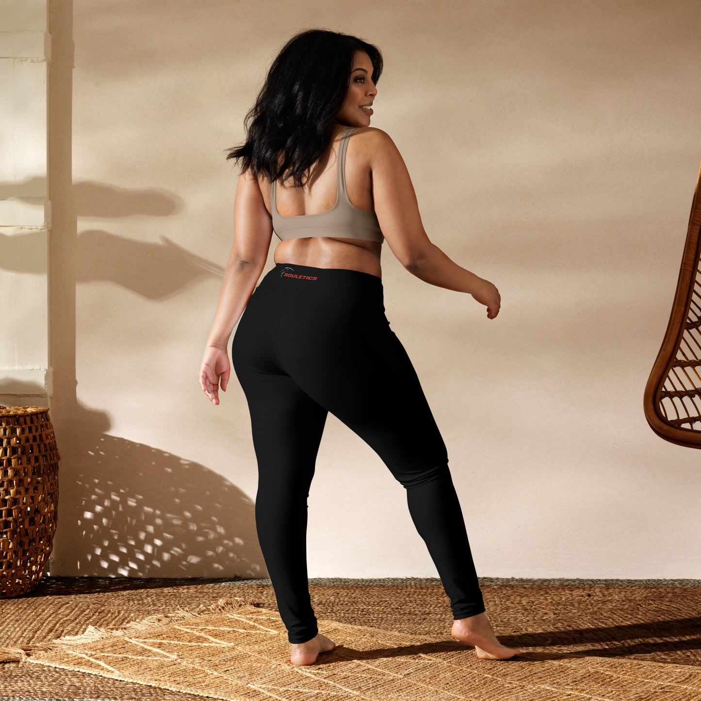 Classic Black  Soft Comfy Leggings - Souletics® Womens
