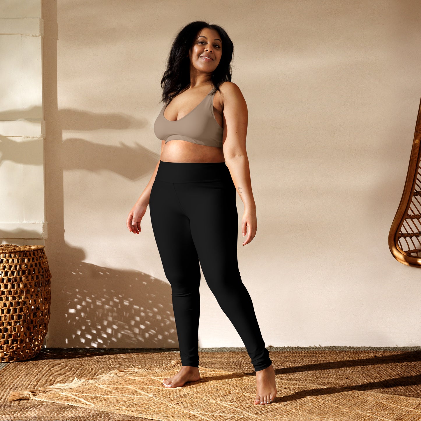 Classic Black  Soft Comfy Leggings - Souletics® Womens