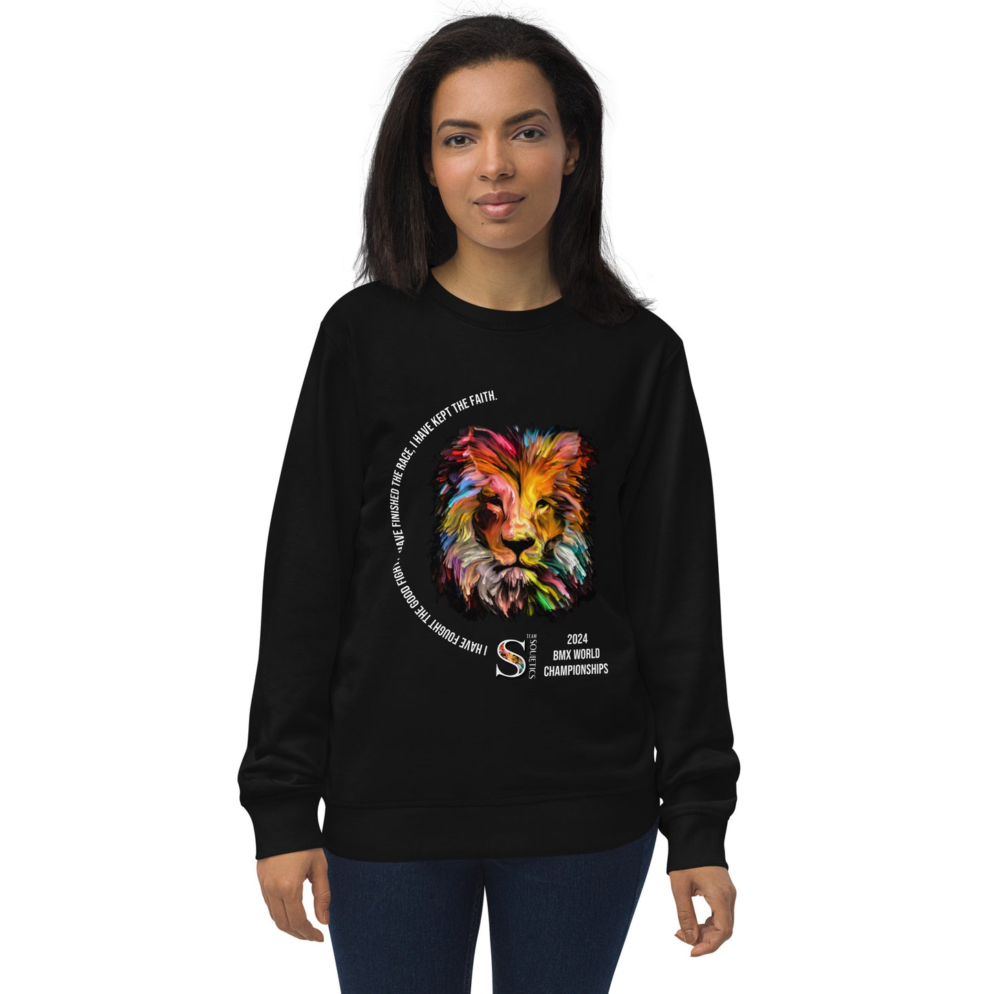 Official 2024 Team Souletics "Race of Faith" Unisex organic sweatshirt