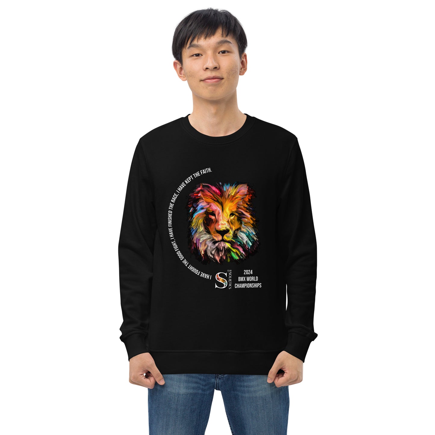 Official 2024 Team Souletics "Race of Faith" Unisex organic sweatshirt