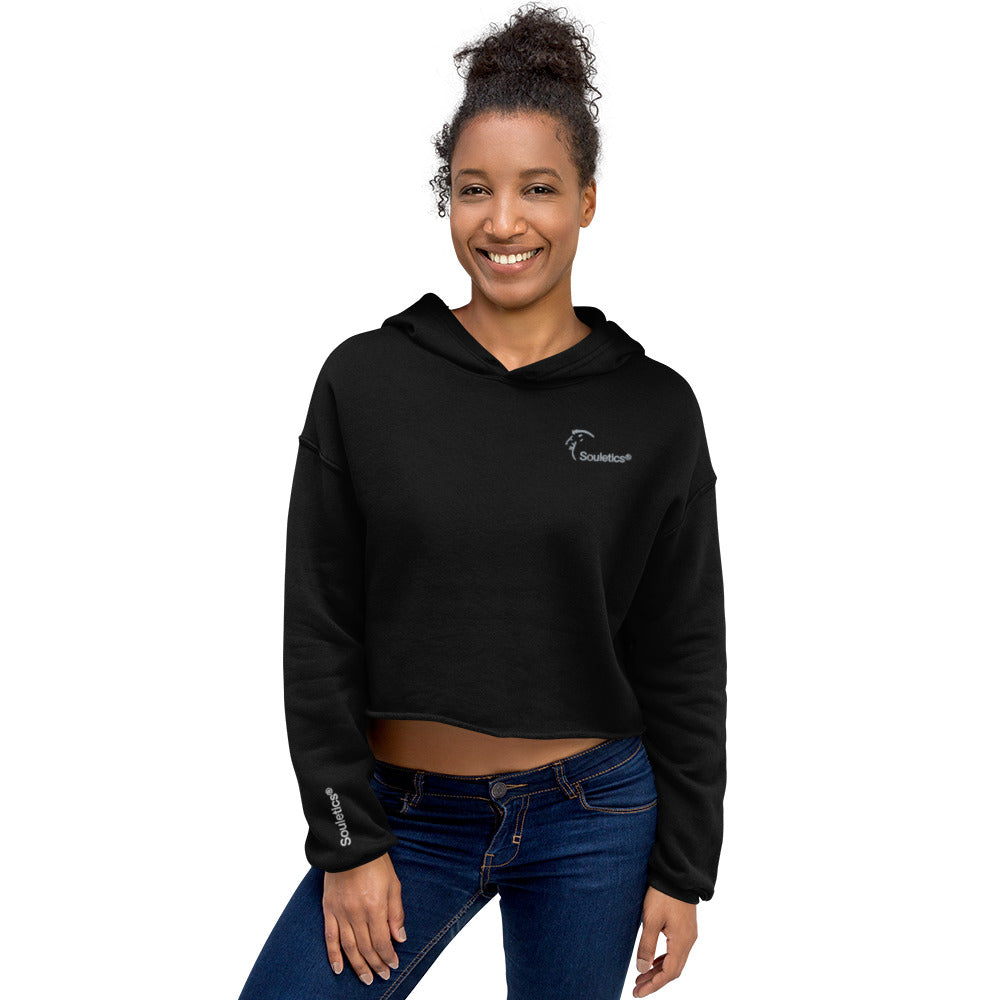 "Doing Work" Crop Hoodie - Souletics® Womens