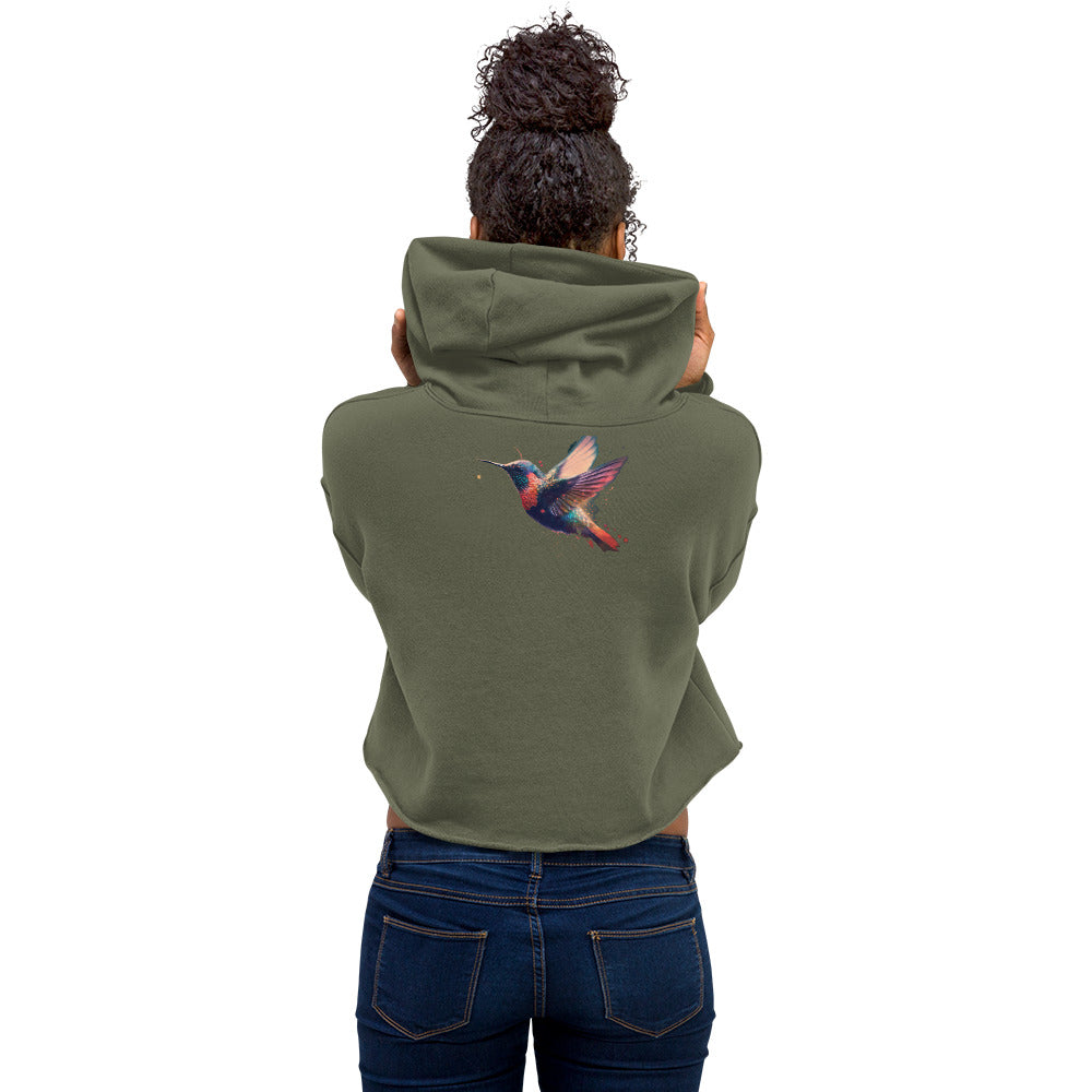 "Doing Work" Crop Hoodie - Souletics® Womens