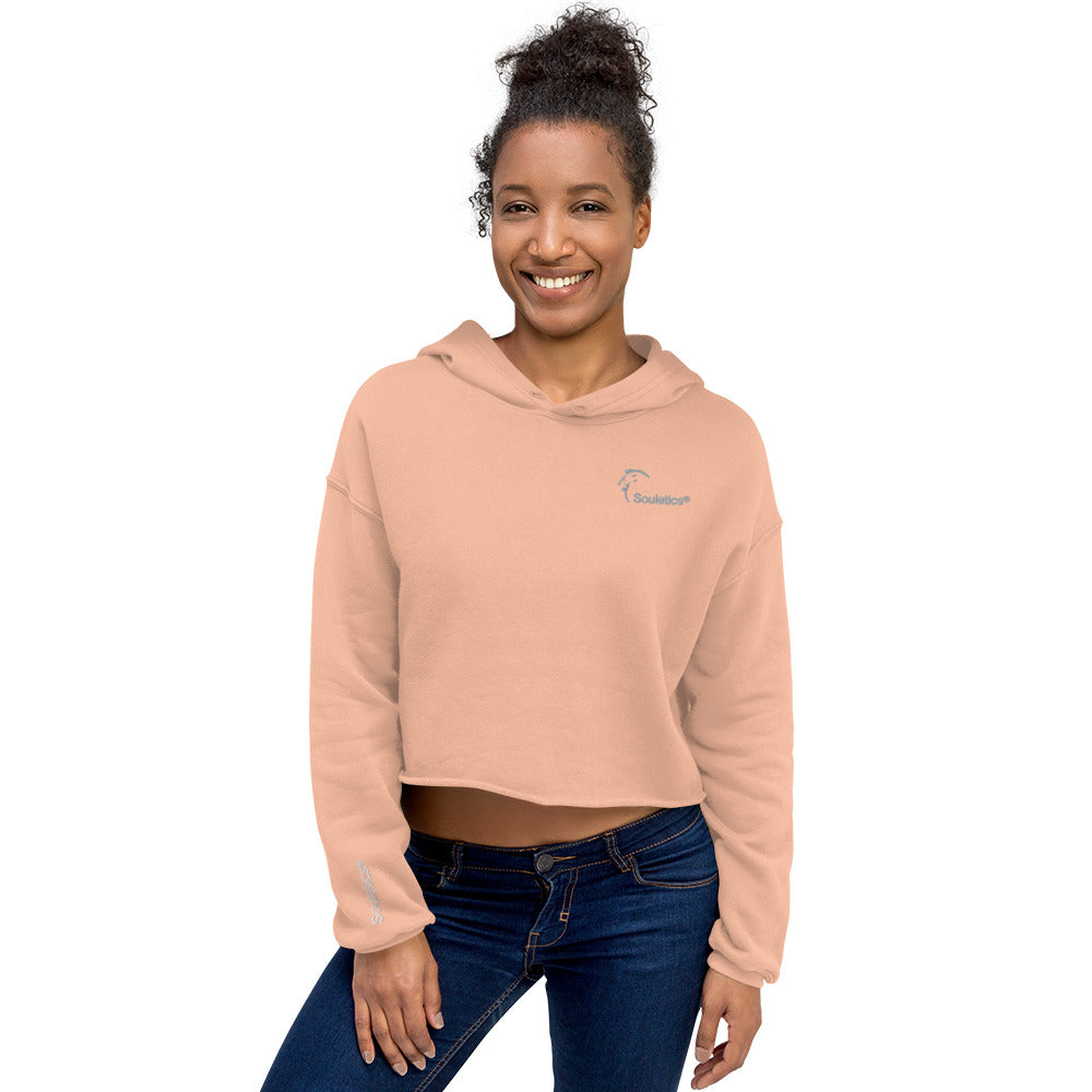 "Doing Work" Crop Hoodie - Souletics® Womens