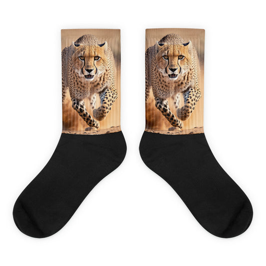 Speedy Cheetah Socks by Lola