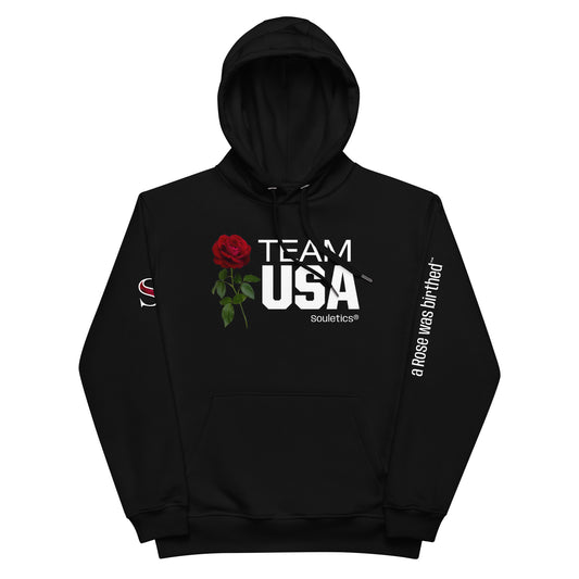 Premium Team USA White Logo Hoodie - Souletics®